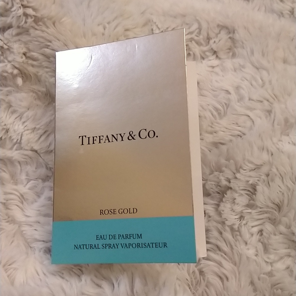 Tiffany & Co. Rose Gold Sample Card